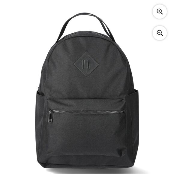 No Boundaries Women's Dome Backpack, Black 100%Polyester - Picture 2 of 4